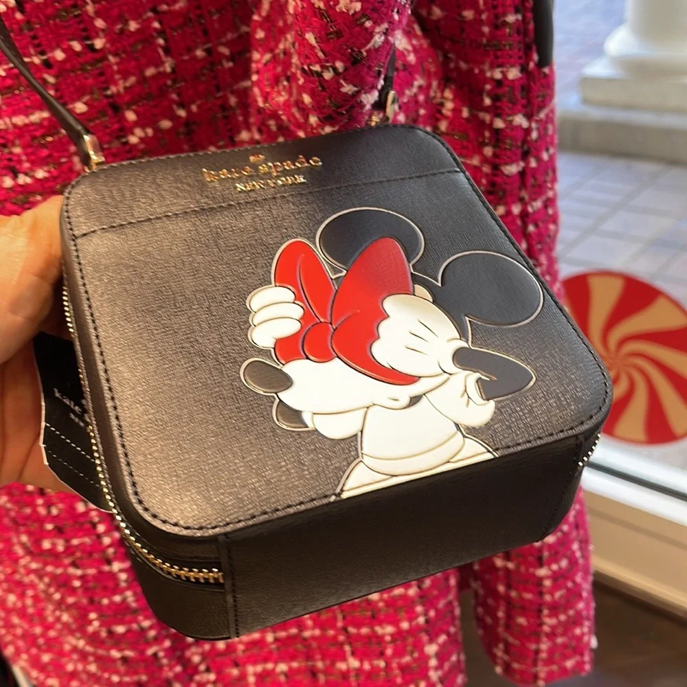 Kate Spade Disney X Kate Spade New York Minnie Mouse Daisy Vanity Crossbody Bag - Picture 16 of 16